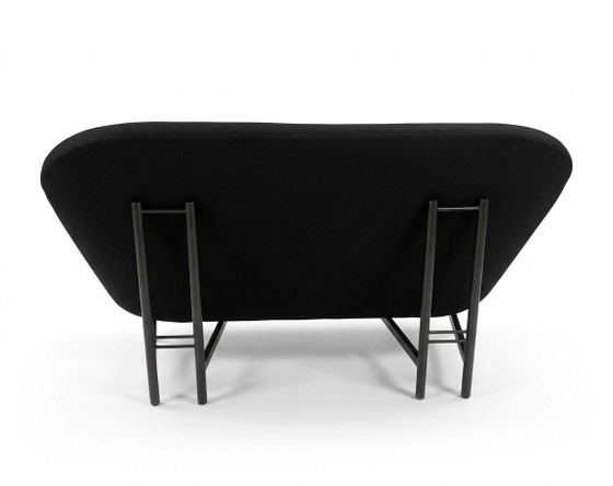 Artifort F815 Sofa, design Theo Ruth 50's, Metal, Textile, Black (photo 5 of 6)