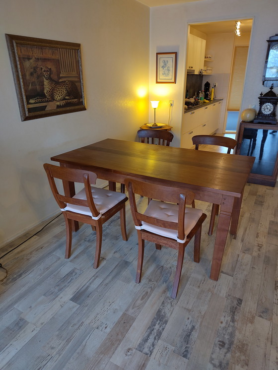 Image 1 of Vintage Cherry Wood Dining Set