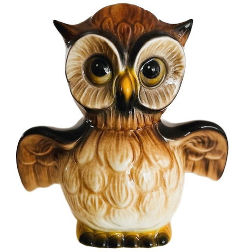 Vintage Owl Goebel Hummel money box 1970's