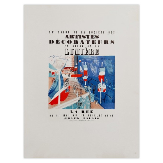 Image 1 of Raoul DUFY AF 1939 - Salon de la S.A.D. poster 1959