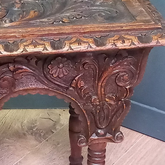 Image 1 of Banco con somier del siglo XIX