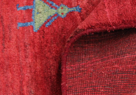 Image 1 of Original Perserteppich Gabbeh Ghashghai Orientteppich 146 cm x 100 cm Alt Natur