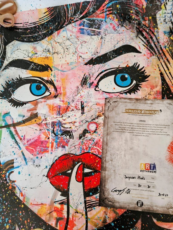 Image 1 of GONGAS - Suspicious Minds - Toile d'artiste