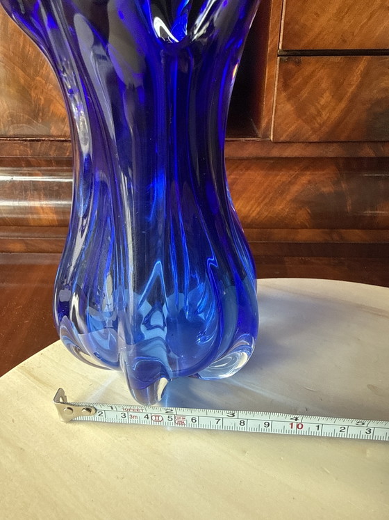 Vintage MCM Bohemian vase and small bowl – Glass (photo 10 of 10)
