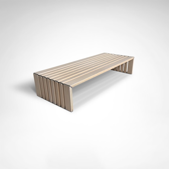 Image 1 of Banc Passe Partout en frêne à lattes par Walter Antonis pour Arspect 1970