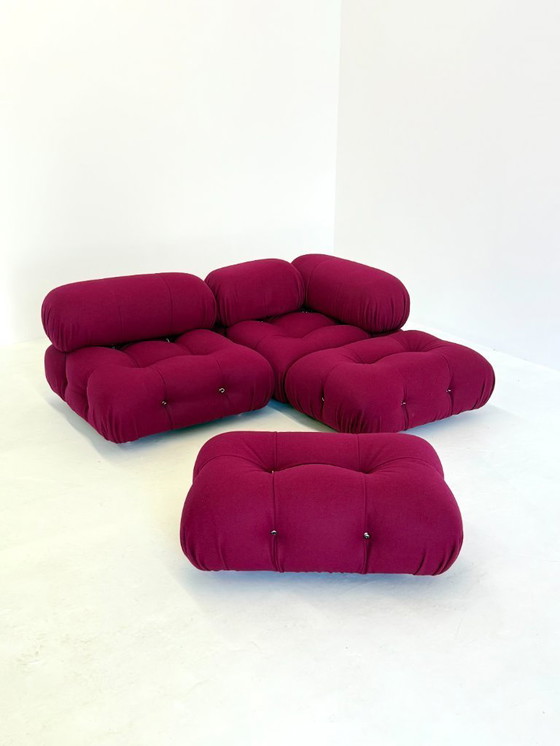 Image 1 of Camaleonda Modular Sofa in Bordeaux/Fuchsia Par Mario Bellini pour B&B Italia