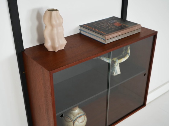 Image 1 of Teakhouten wandrek, Deens design, jaren 60, gemaakt in Denemarken.