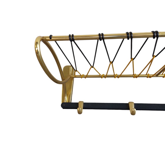 Image 1 of Mid Century String Kapstok, Train Rack 