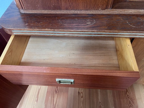 Living Room Cabinet – High Boards, Glass, Wood (photo 14 of 15)