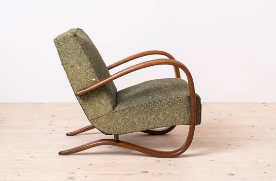 Image 1 of Zeldzame art-deco fauteuils van J. Halabala, model H269, jaren 1930, set van 2