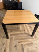 Ausziehbarer Designtisch TS 7002 „Wing“ – Peter Schreuder (Niederländischer Designtisch, Modell TS 7002 „Wing“) Hennie de Jong