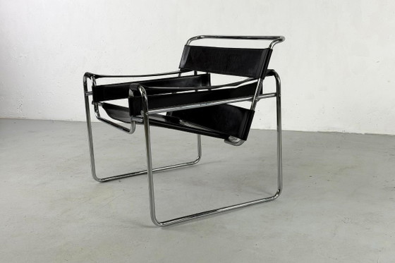 Wassily Fauteuil van Marcel Breuer voor Gavina - 1960 – Chrome, Leather (photo 9 of 10)