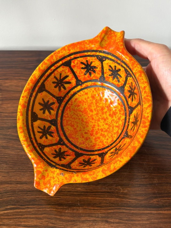Italian ALDO LONDI for BITOSSI bowl from the 70s, Table accessories, Ceramic, Black (photo 4 of 13)