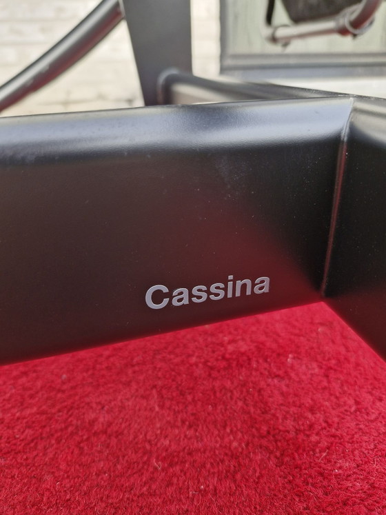 Original Cassina LC4 Chaise Longue, Full Black Pony, Mint Condition!, Armchairs, Chrome, Leather (photo 15 of 15)