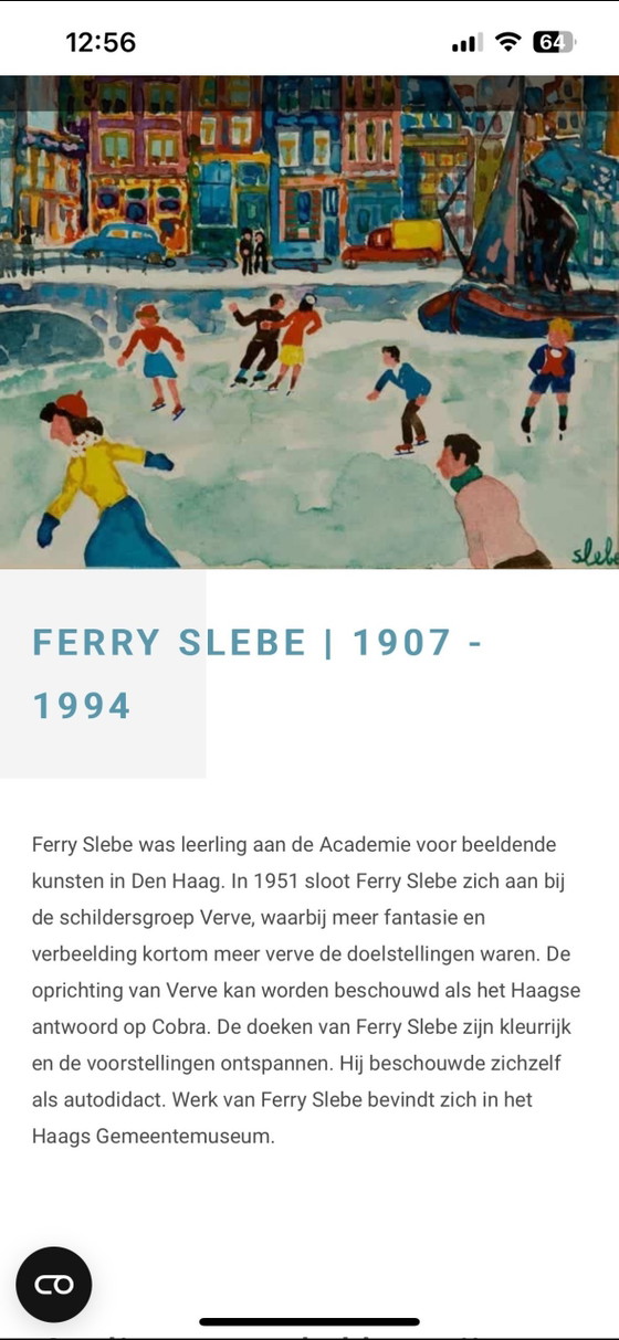 Image 1 of Ferry Slebe, «El carrusel», Escuela de Nueva La Haya, 1959