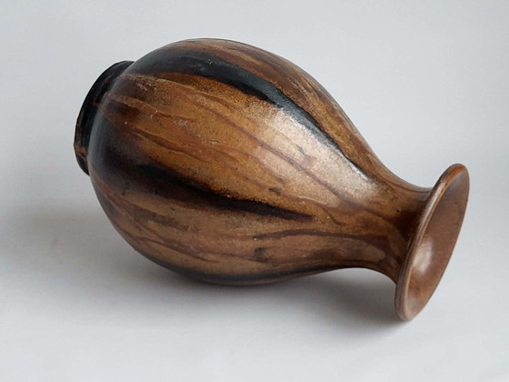 Image 1 of Sylvain Hublet - Vase - Flamed stoneware - Height: 36 cm