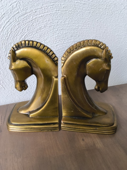 Serre-livres en bronze – decoratieve objecten