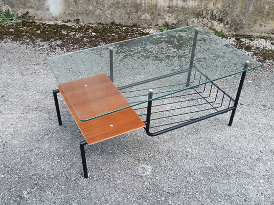 Image 1 of Modernistische salontafel, Frankrijk, 1960