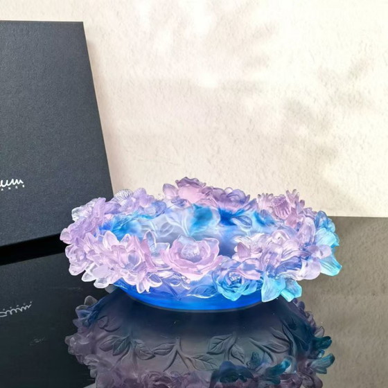 Image 1 of Bol « Sweet Garden », L 32 cm par Daum