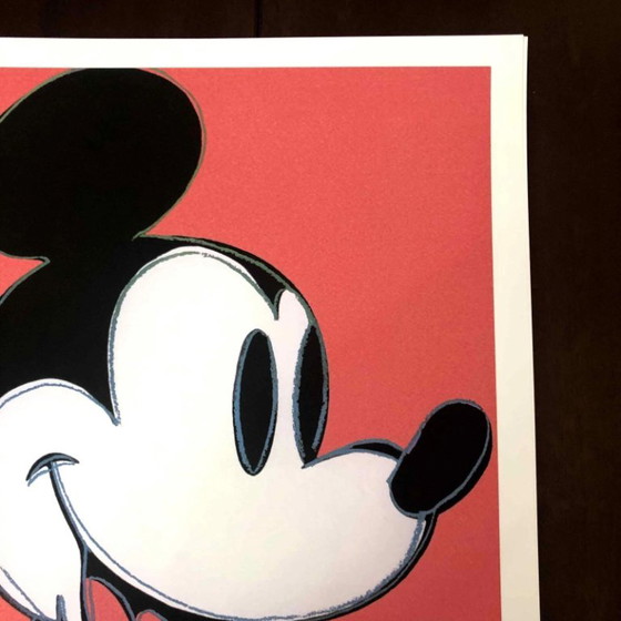 1990s After Andy Warhol "Mickey Mouse" Lithograph – Lithographs & prints, Paper (photo 8 of 13)
