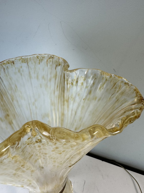 Murano Glass Sil Lux Milano Table Lamp - Beautiful Design – Brass (photo 7 of 15)