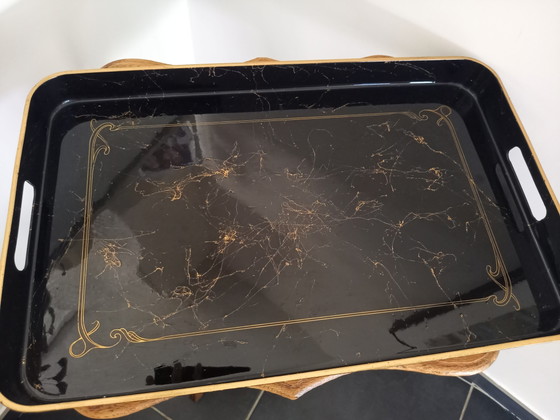 Image 1 of Beautiful Art Deco tray + vase