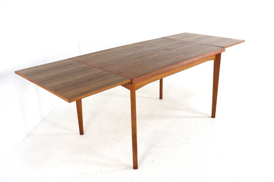 Image 1 of Table de salle à manger rectangulaire à rallonge Vejle vintage danois