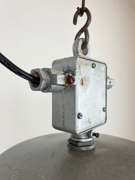 Image 1 of Industrielle polnische Fabrik-Hängeleuchte von Mesko, 1970er Jahre