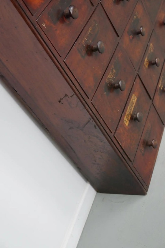 Image 1 of Antiguo botiquín/cómoda de madera noble inglesa, siglo XIX