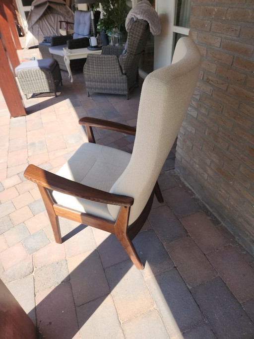 Farstrup 'Casa' Mid-Century (tejido crudo/melange claro) – fauteuils, Textile, Wood (photo 2 of 6)