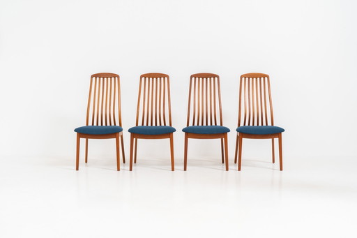 Set of 4 Dining Chairs by Kai Kristiansen for Schou Andersen
