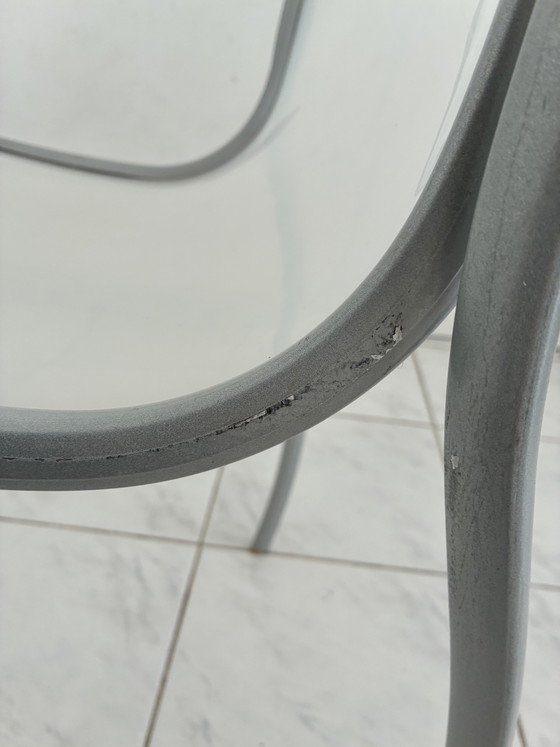 3x Vintage FPE Chair Ron Arad Kartell Italy Set Price – Dining chairs, Plastic, Aluminium (photo 11 of 15)