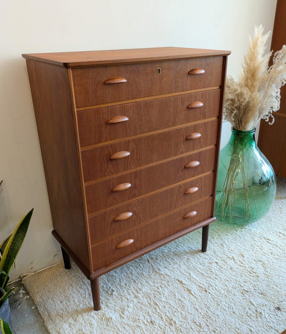 Image 1 of Cassettiera vintage danese in teak.