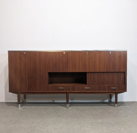 Image 1 of XL Scandinavisch vintage highboard