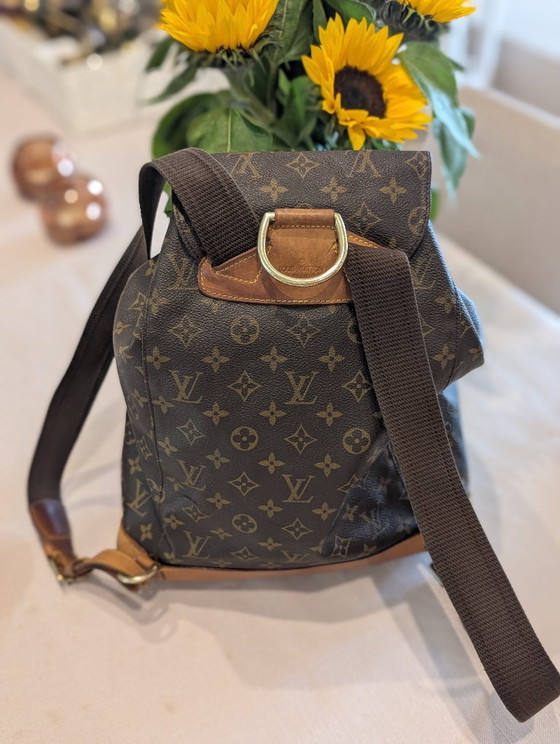 Louis Vuitton Monogram Montsouris GM backpack, Canvas, Leather, Brown (photo 5 of 5)