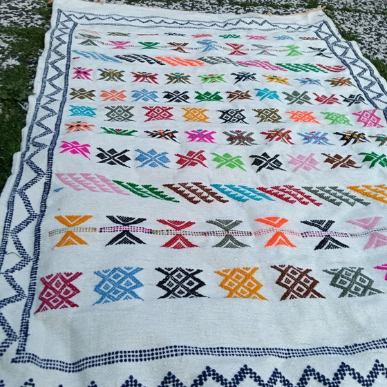 Image 1 of Handgeknoopt Berber kleed wol 147x90cm