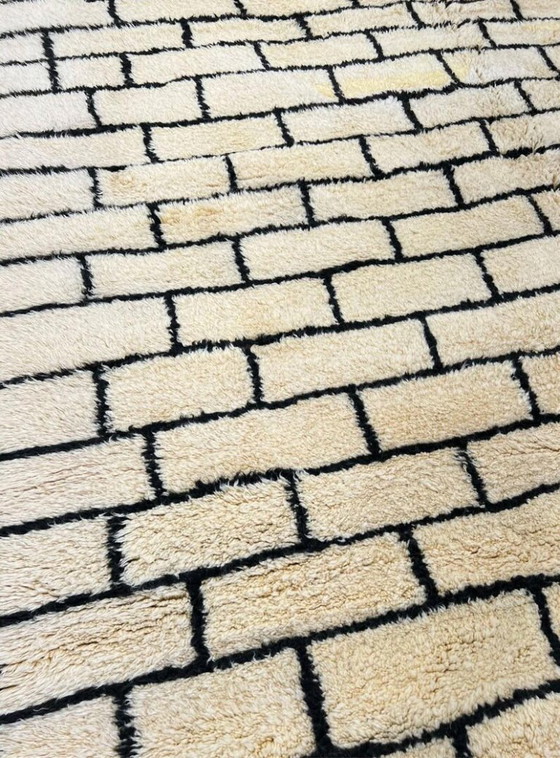 Tapis Marocain Contemporain Fait Main – Stijl Berbère 300cmx150cm – Vloerkleden en tapijten, Cotton (photo 5 of 6)