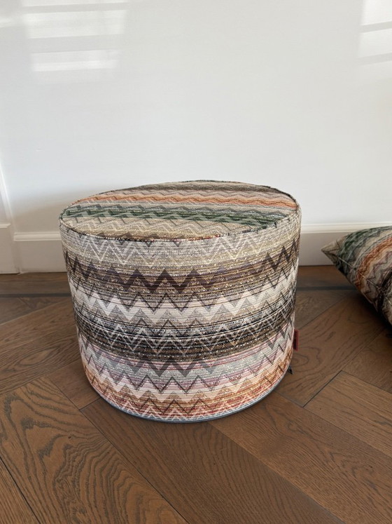 Missoni Pouf + 3 passende Kissen – Dekorative Objekte, Other (photo 4 of 7)