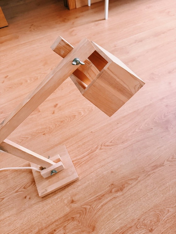 Image 1 of Muuto houten lamp, tafellamp