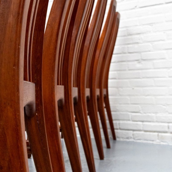 Image 1 of Juego de 6 sillas de comedor Niels Koefoed Eva