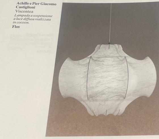Image 1 of "Viscontea" Hanging Lamp by Achille & Pier Giacomo Castiglioni for Flos, 1960s