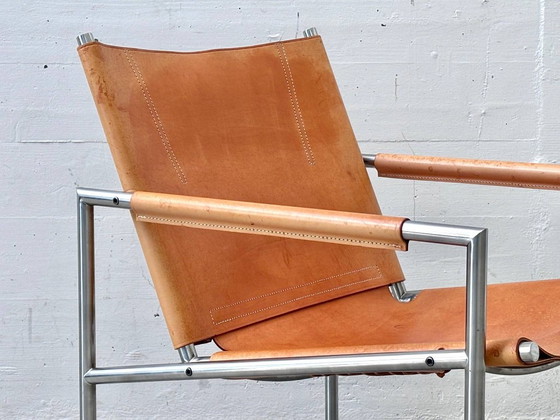 SZ02 fauteuil van Martin Visser voor 't Spectrum, Nederland, jaren 60 – Leather (photo 11 of 15)