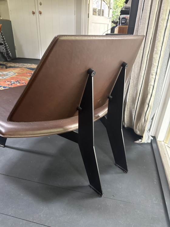 Jolle Armchair by Piet Boon – Leather, Metal (photo 4 of 7)