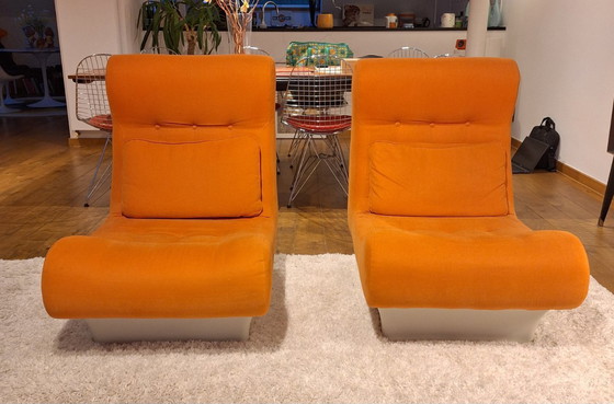 Image 1 of Space Age Otto Zapf Sofa für Vitsoe, 2er-Set