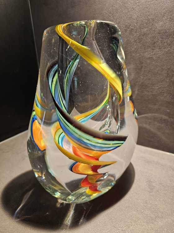 Vaso speciale pesante in Arte in vetro vintage – stile Murano – 4 a 5 kg – Glass (photo 3 of 15)