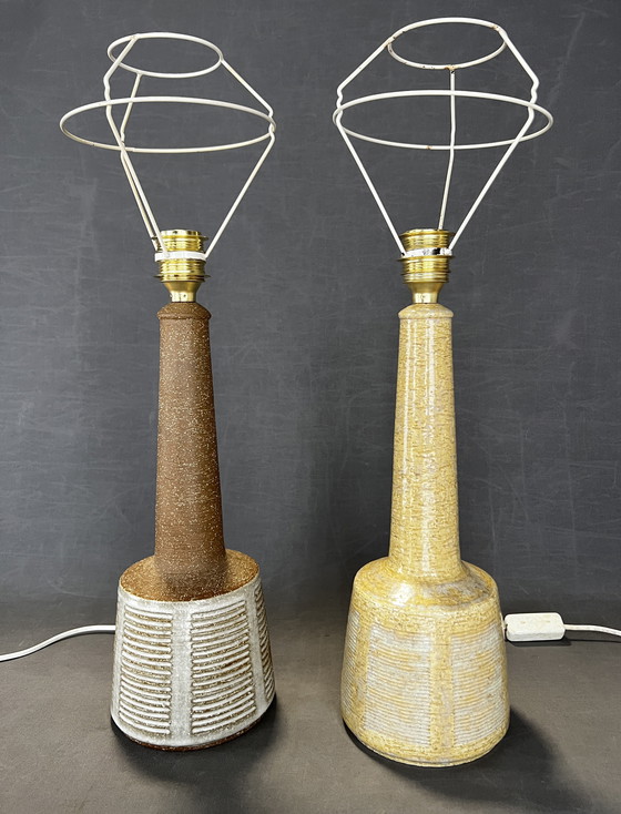 Image 1 of 2 X  Table Lamps Palshus / Le Klint , Denmark , Vintage , Pottery , 337