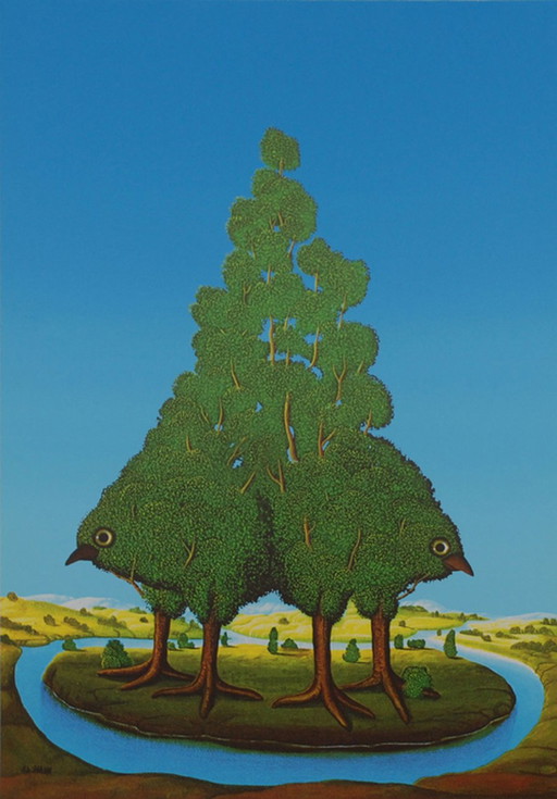 Siegbert Hahn-----------Baumvogel uit 1980
