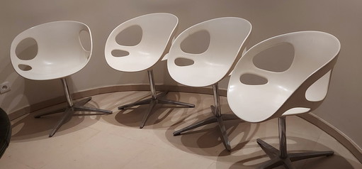 4x Fritz Hansen Stühle
