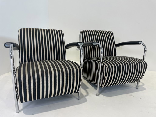 2x Leolux Scylla armchair