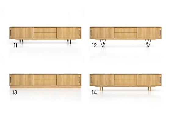 Image 1 of Credenza D-S01 anta scorrevole e 2 cassetti 200